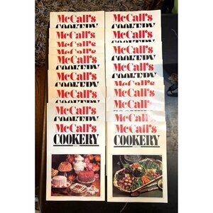 Vtg 1980's McCall's Cookery Recipes Magazines 1-18